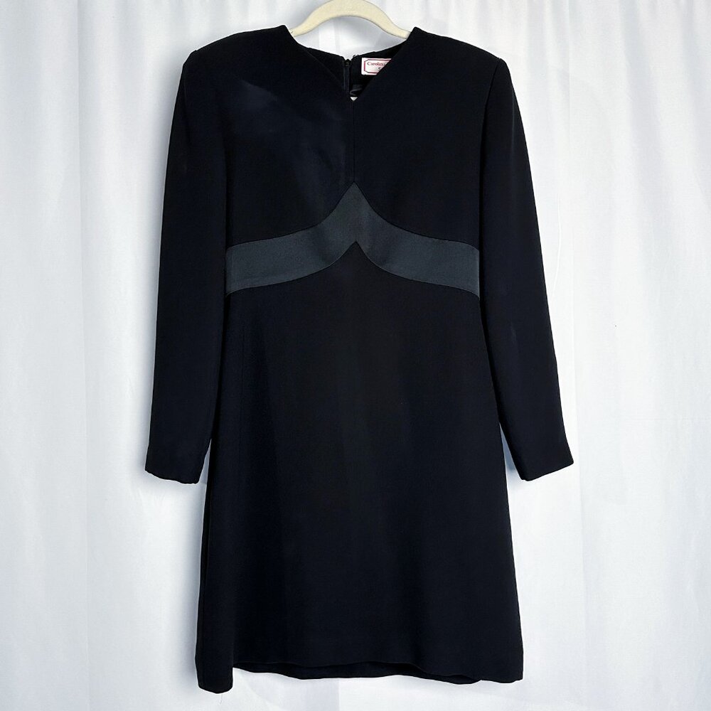 Carolina Herrera Studio black dress - size 8